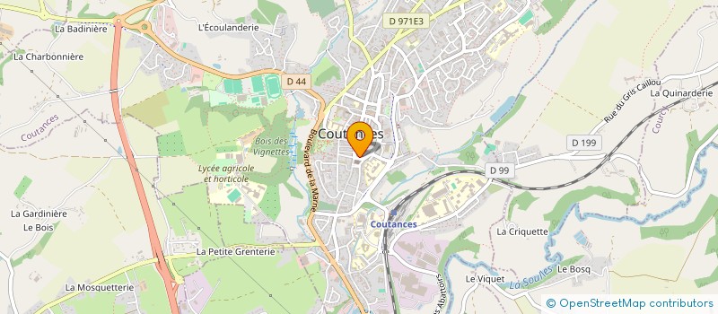 localisation de l'entreprise CABINET P G 2 C  COUTANCES