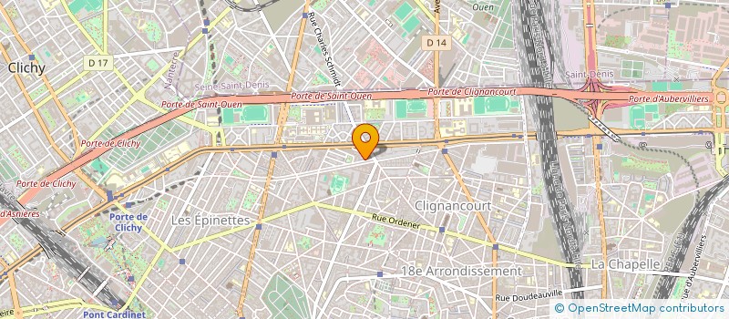 localisation de l'entreprise CABINET P RUFIN à PARIS