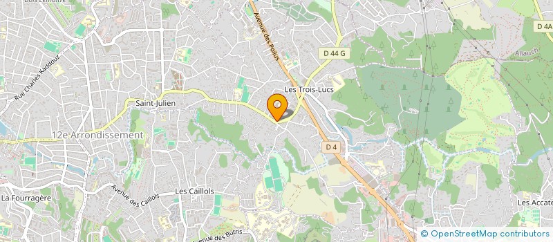 localisation de l'entreprise CABINET PAC  MARSEILLE