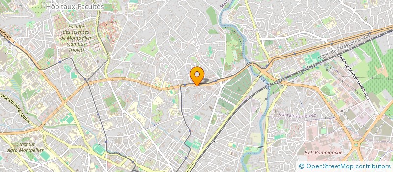localisation de l'entreprise CABINET PAGES T.I.P à MONTPELLIER