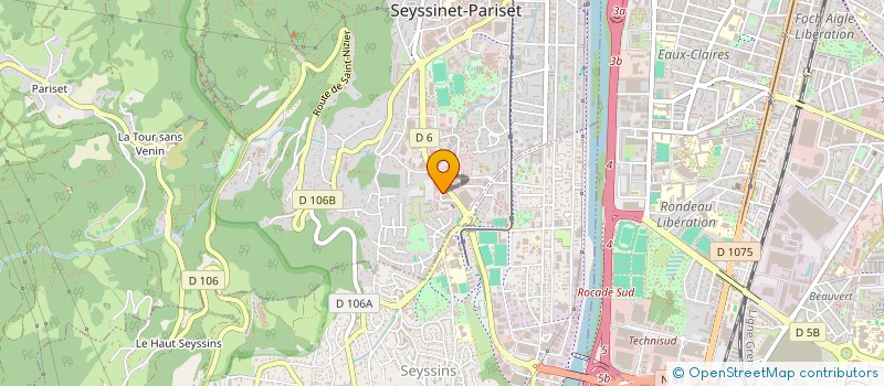 localisation de l'entreprise CABINET PAILLET & ASSOCIES à SEYSSINET-PARISET