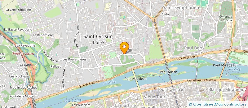 localisation de l'entreprise CABINET PALADIN  SAINT-CYR-SUR-LOIRE