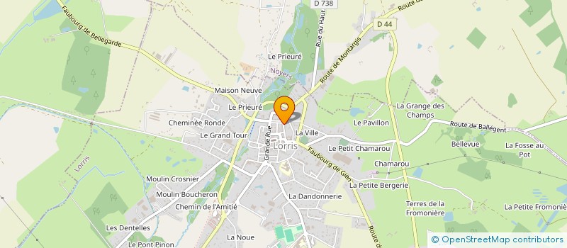 localisation de l'entreprise CABINET PARAME REITZ PROCHASSO à LORRIS