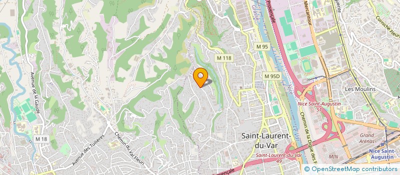 localisation de l'entreprise CABINET PARAMEDICAL à SAINT-LAURENT-DU-VAR