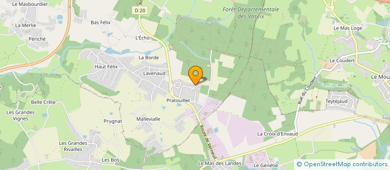 localisation de l'entreprise CABINET PARAMEDICAL AUPETIT  VERNEUIL-SUR-VIENNE