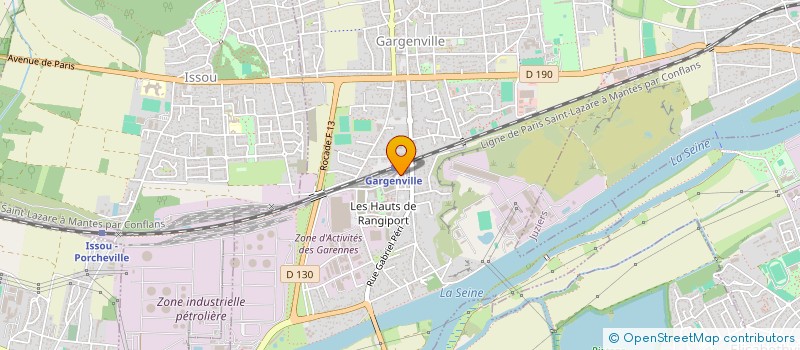 localisation de l'entreprise CABINET PARAMEDICAL BADJI DIENEBA  GARGENVILLE