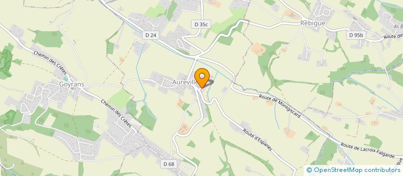 localisation de l'entreprise CABINET PARAMEDICAL DE L'ORMEAU  AUREVILLE