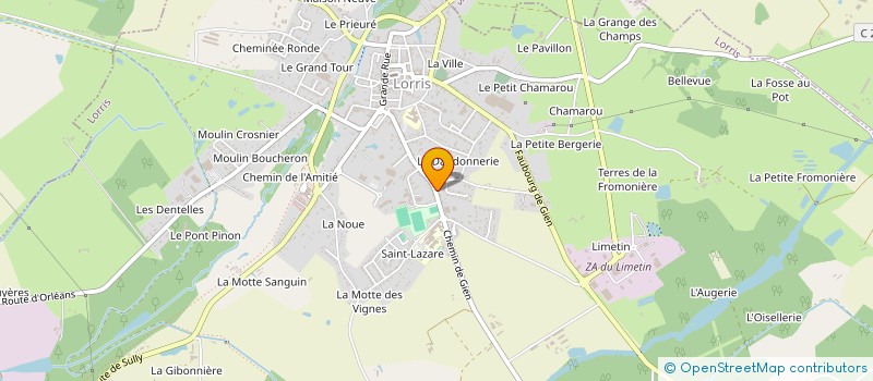 localisation de l'entreprise CABINET PARAMEDICAL DE LORRIS à LORRIS