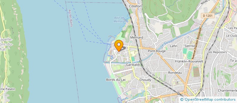 localisation de l'entreprise CABINET PARAMEDICAL DES BATELIERS  AIX-LES-BAINS