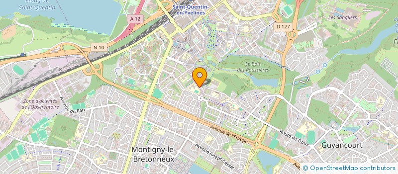 localisation de l'entreprise CABINET PARAMEDICAL DES SOURCES  MONTIGNY-LE-BRETONNEUX