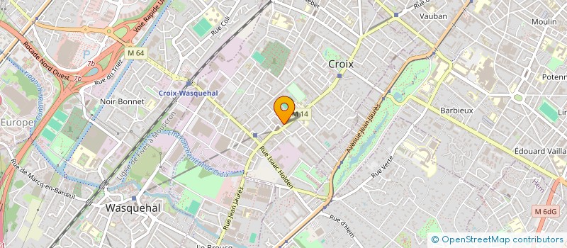 localisation de l'entreprise CABINET PARAMEDICAL GHESQUIERE à CROIX