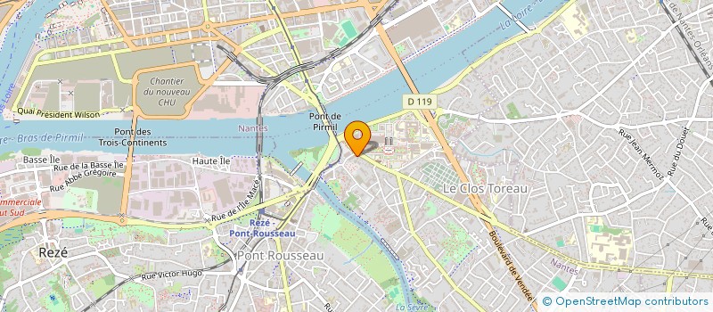 localisation de l'entreprise CABINET PARAMEDICAL PIRMIL à NANTES