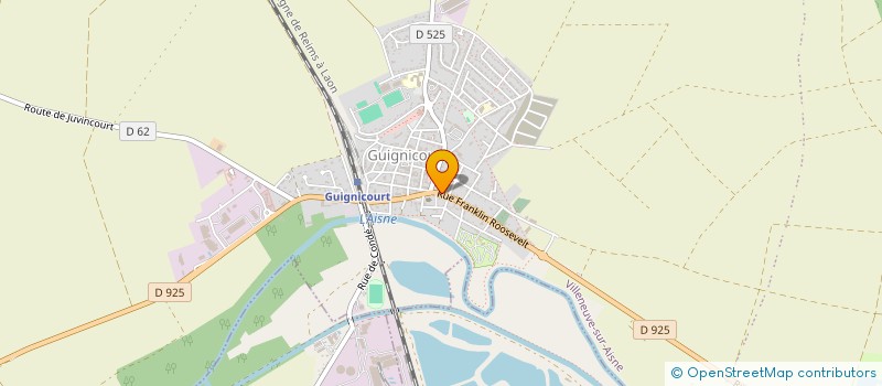 localisation de l'entreprise CABINET PARAMEDICAL ROOSEVELT  VILLENEUVE-SUR-AISNE