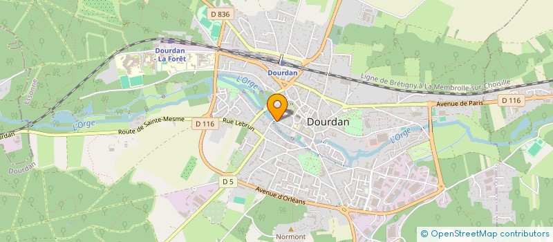 localisation de l'entreprise CABINET PASCAL ASSELIN à DOURDAN