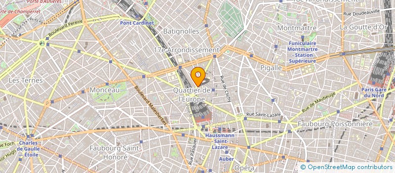 localisation de l'entreprise CABINET PASCAL TOUBON à PARIS
