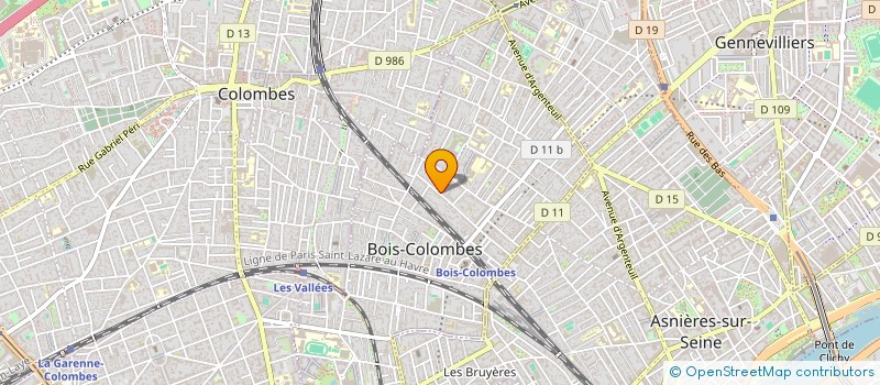 localisation de l'entreprise CABINET PASTRE à BOIS-COLOMBES