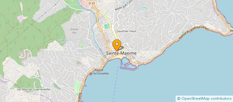 localisation de l'entreprise CABINET PATRICK CHARPENTIER à SAINTE-MAXIME