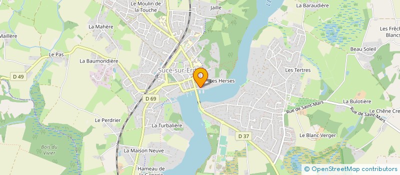 localisation de l'entreprise CABINET PATRICK PERION à SUCE-SUR-ERDRE