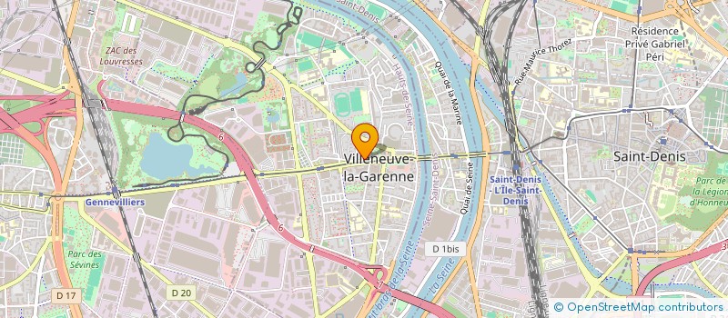 localisation de l'entreprise CABINET PATROIS  VILLENEUVE-LA-GARENNE