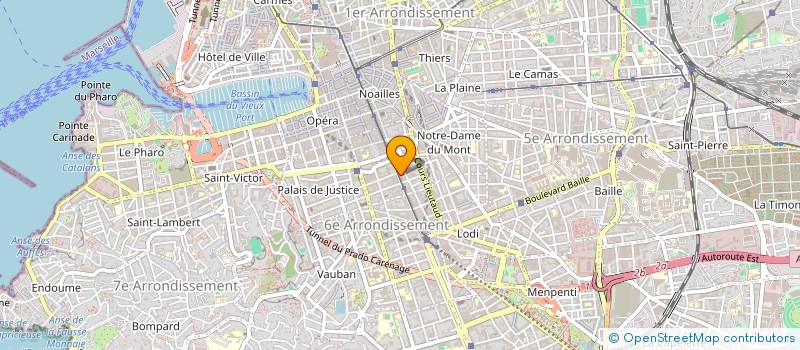 localisation de l'entreprise CABINET PAUL-VICTOR BONAN  MARSEILLE