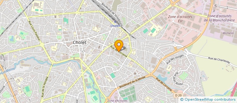 localisation de l'entreprise CABINET PAULIN à CHOLET