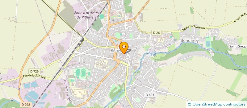 localisation de l'entreprise CABINET PAVARD VILLEDIEU à PITHIVIERS