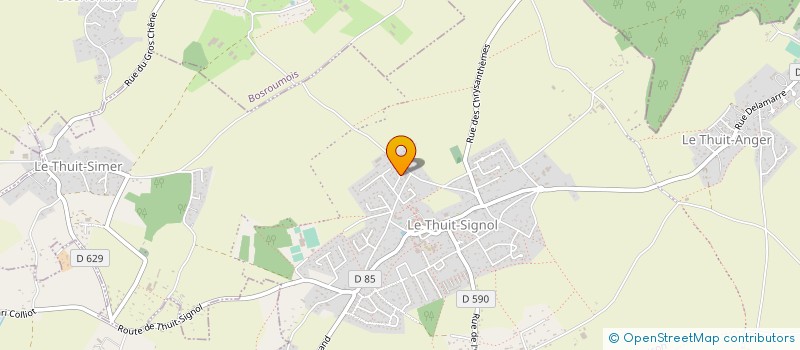 localisation de l'entreprise CABINET PELTIER à LE THUIT DE L'OISON