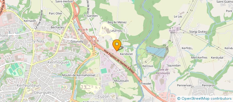 localisation de l'entreprise CABINET PENNANEACH à QUIMPER