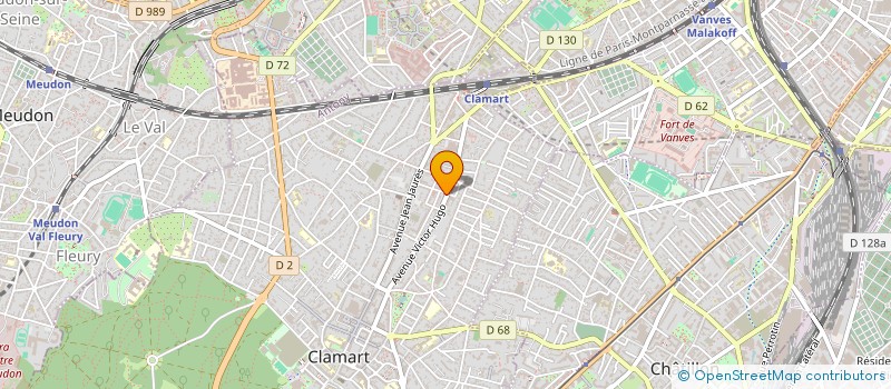 localisation de l'entreprise CABINET PERNIN à CLAMART