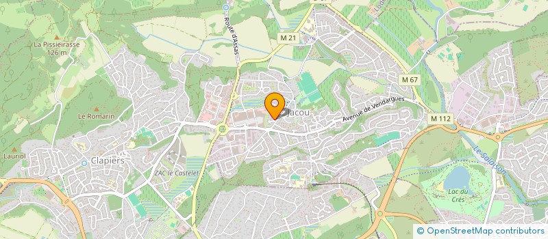 localisation de l'entreprise CABINET PEROLARI JUND à JACOU