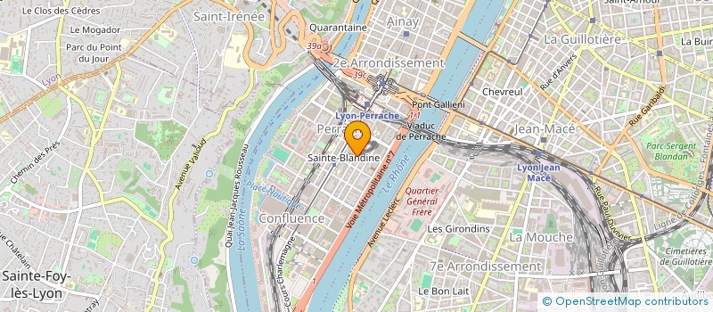 localisation de l'entreprise CABINET PERRAUD à LYON