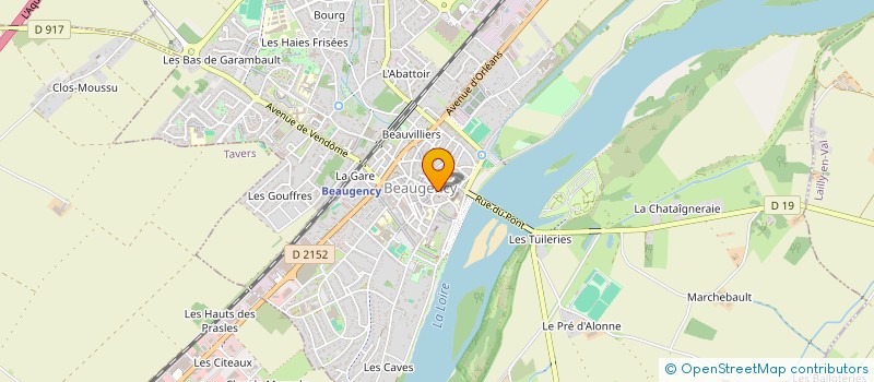 localisation de l'entreprise CABINET PERRONNET - LUCAS, GEOMETRES-EXPERTS ASSOCIES à BEAUGENCY