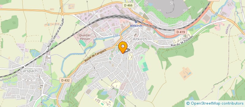 localisation de l'entreprise CABINET PETRIC  MULHOUSE