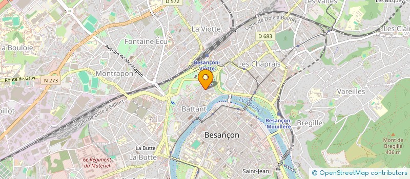 localisation de l'entreprise CABINET PEZE STEPHANE ET FRANCOISE  BESANCON