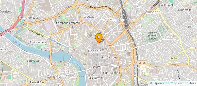 localisation de l'entreprise CABINET PH.ISOUX  TOULOUSE