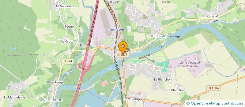 localisation de l'entreprise CABINET PH PAGE à PONT-D'AIN