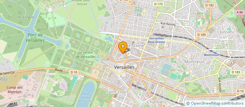 localisation de l'entreprise CABINET PHARMA CARTE à VERSAILLES
