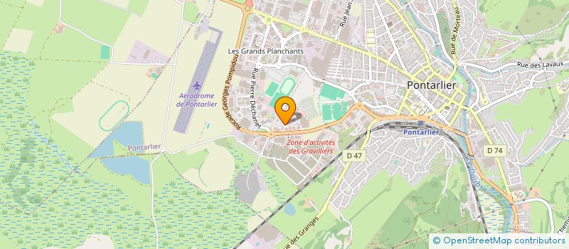 localisation de l'entreprise CABINET PHILIPPE LORIN  PONTARLIER