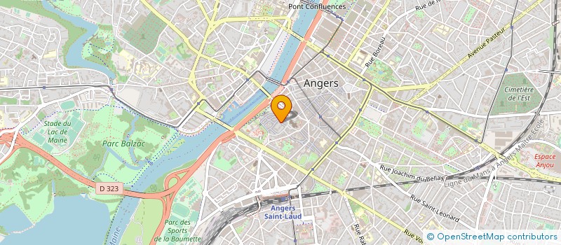 localisation de l'entreprise CABINET PHILIPPE MACHEFER  ANGERS