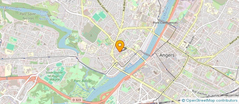 localisation de l'entreprise CABINET PHYSIO SANTE DOUTRE à ANGERS