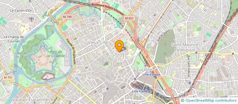 localisation de l'entreprise CABINET PICAVET à LILLE