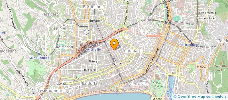 localisation de l'entreprise CABINET PIERRE BOTTO à NICE