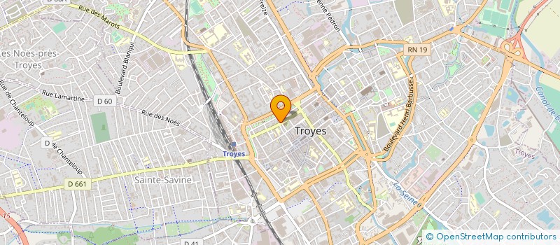 localisation de l'entreprise CABINET PIERRE GINESTET à TROYES