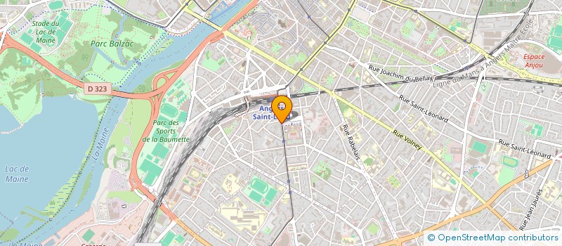 localisation de l'entreprise CABINET PIGE & ASSOCIES à ANGERS