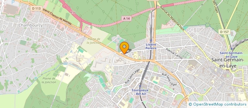 localisation de l'entreprise CABINET PINAULDT ET ASSOCIES à SAINT-GERMAIN-EN-LAYE