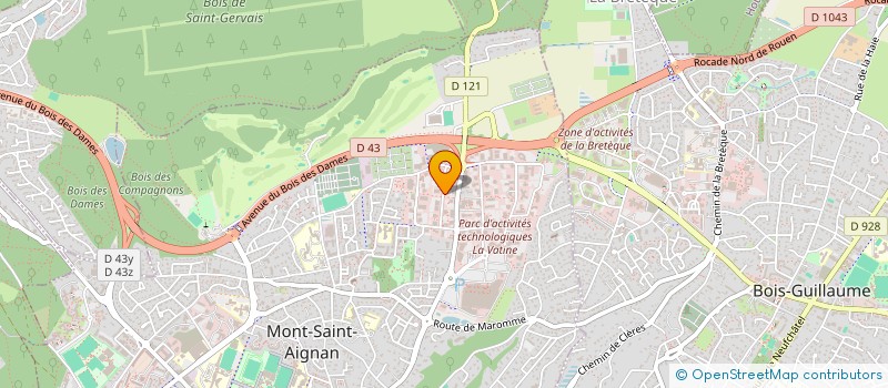 localisation de l'entreprise CABINET PINEL & ASSOCIES à MONT-SAINT-AIGNAN