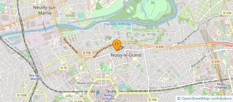 localisation de l'entreprise CABINET PINERI  NOISY-LE-GRAND