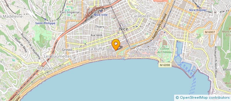 localisation de l'entreprise CABINET PIOZIN  NICE