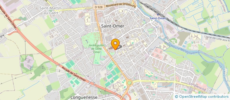 localisation de l'entreprise CABINET PLATIAU  SAINT-OMER