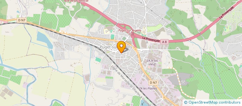 localisation de l'entreprise CABINET PM DIAG  PUGET-SUR-ARGENS